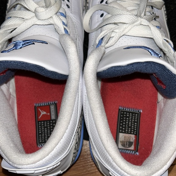 Mens AIR JORDAN 3 RETRO “UNC” - Picture 5 of 7